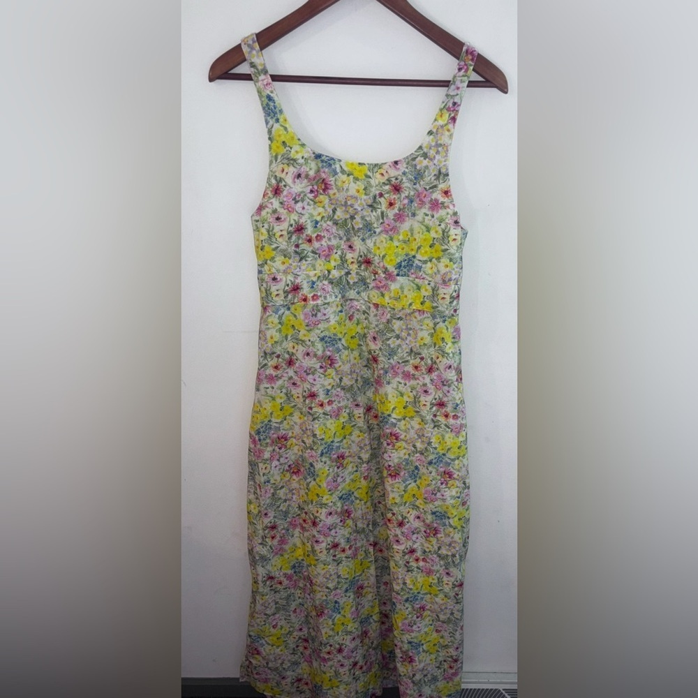NWT LoveShackFancy Floral Rainbow Skies Sabina Dress Size: 8 - Picture 7 of 7